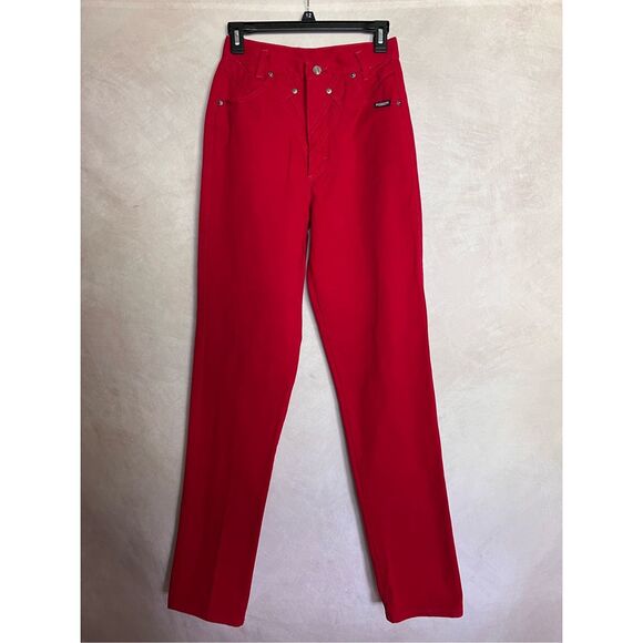 Vintage Red Western Jeans - Picture 1 of 5